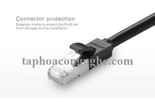Ugreen 11278 0.5M màu Đen Cáp nối dài Ethernet CAT6 FTP RJ45 NW112 30011278